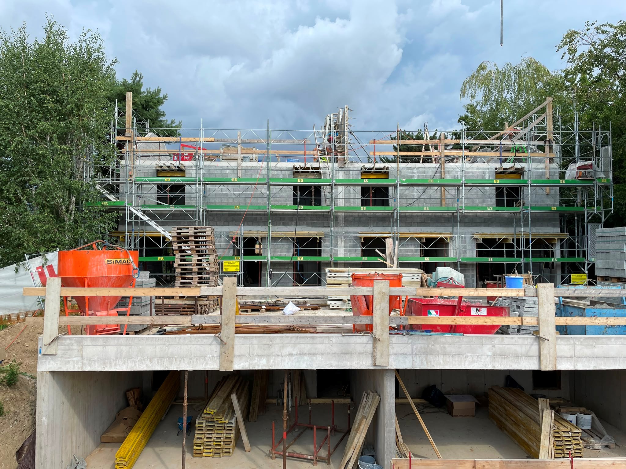 Construction d’une villa jumelle #2